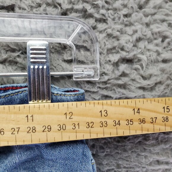 Cello Jeans Womens 3 Blue Cropped High-Rise Ripped Jeans Cotton Blend Denim - Picture 5 of 10